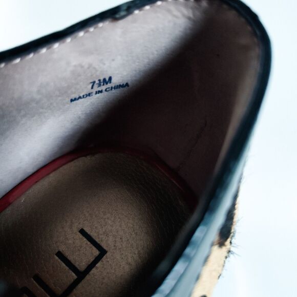 Moda Spana Leopard Strappy 4" Heels Open Toe Women's Size 7.5 T-Strap Mary Janes - Picture 9 of 10